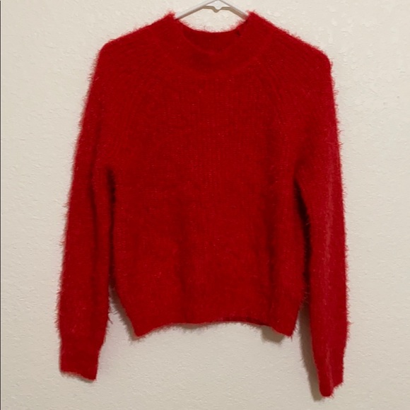 New Pink Rose furry sweater size S - Picture 1 of 8